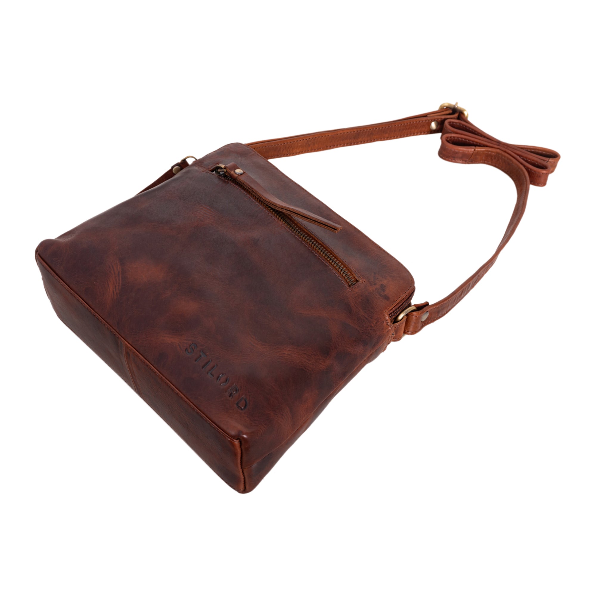 Braune Lederhandtasche Damen