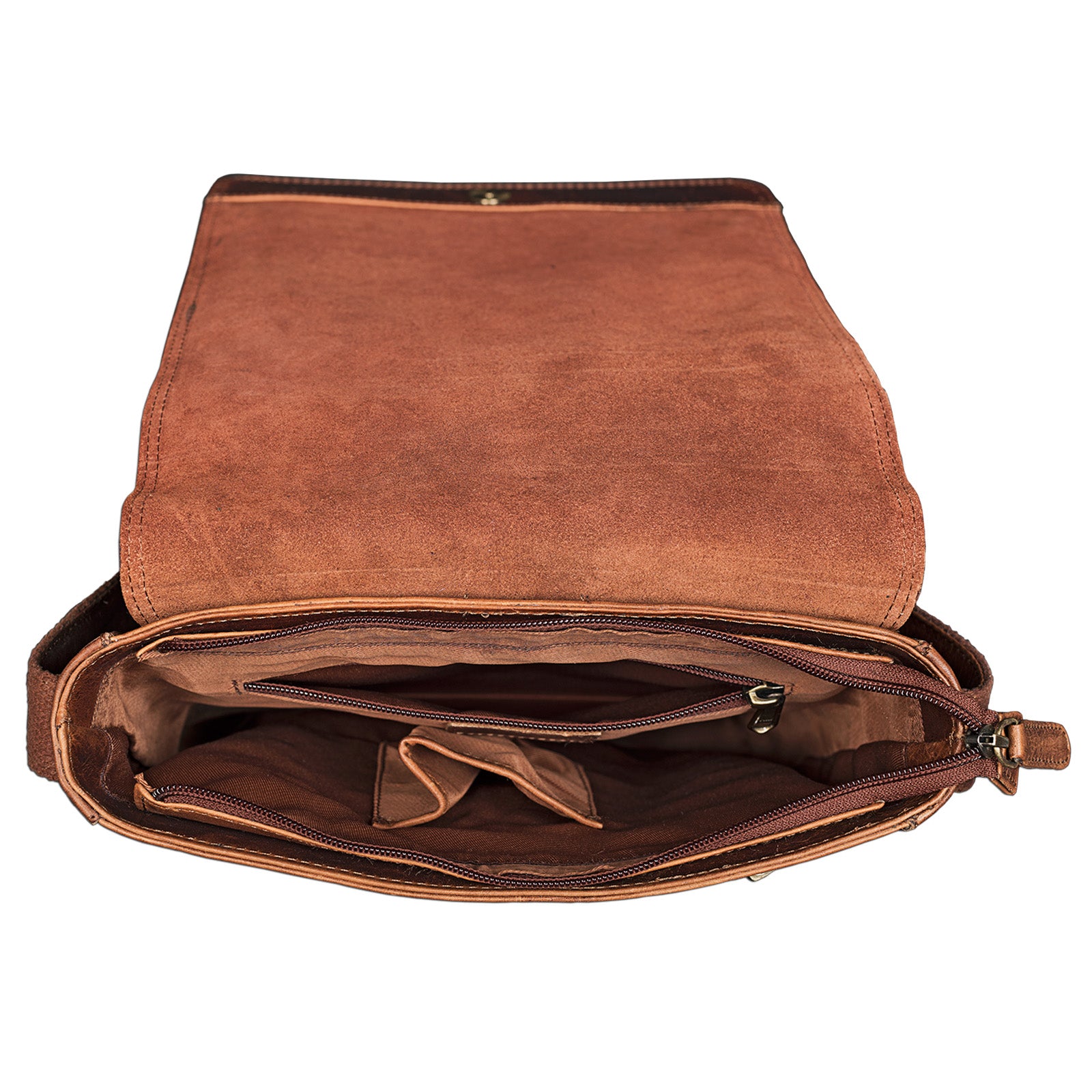 Schultertasche Unisex Leder
