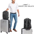 Handgepäck Rucksack Leder Herren