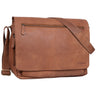 "Jan" Bolsa De Cuero Para Laptop 15,6" Para Hombre Y Mujer De Hombro
