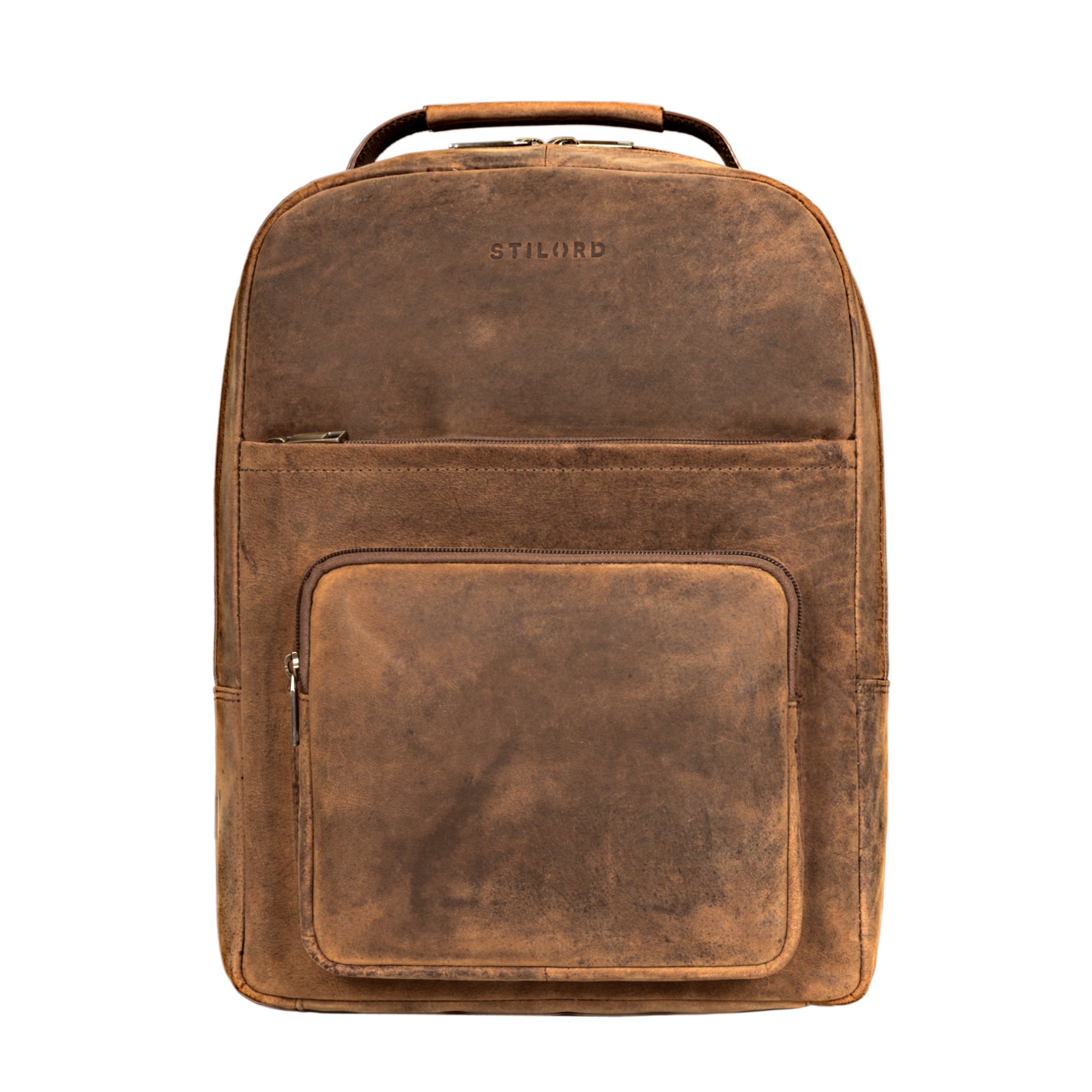 Frauen und Männer Lederrucksack