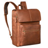 "Sangro" Mochila Vintage Cuero Hombre Con 2 Compartimentos Portátil 15,6-16''