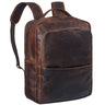 "Thomas" Mochila de cuero portátil 17 pulgadas