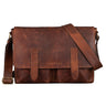 "Russell" Vintage Bolso Mensajero Maletín Cuero