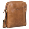 "Memphis" Bolso de Cuero para Hombre Pequeño Estilo Bandolera