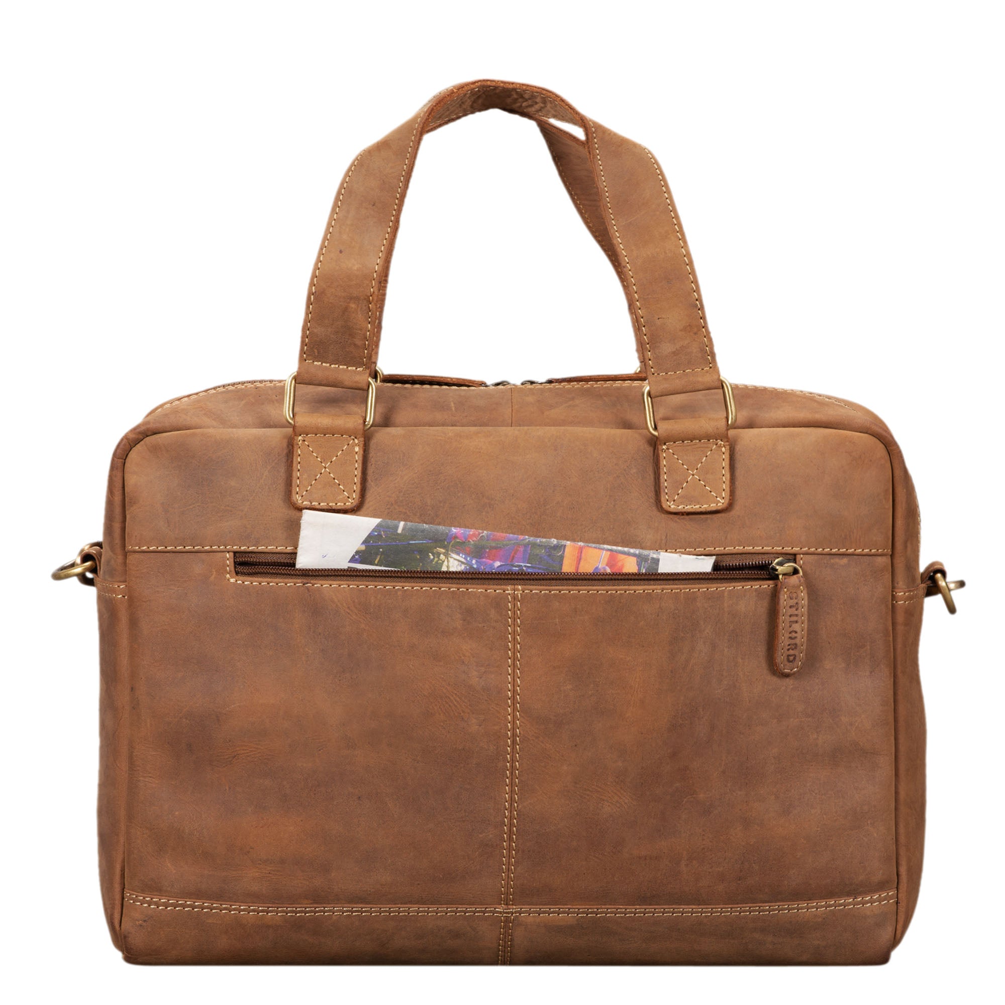 Businesstasche Leder Männer braun
