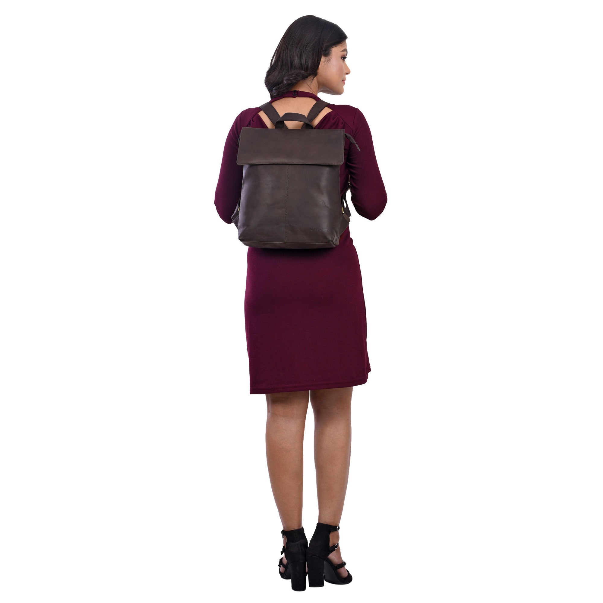 Leder Rucksack Frauen Vintage