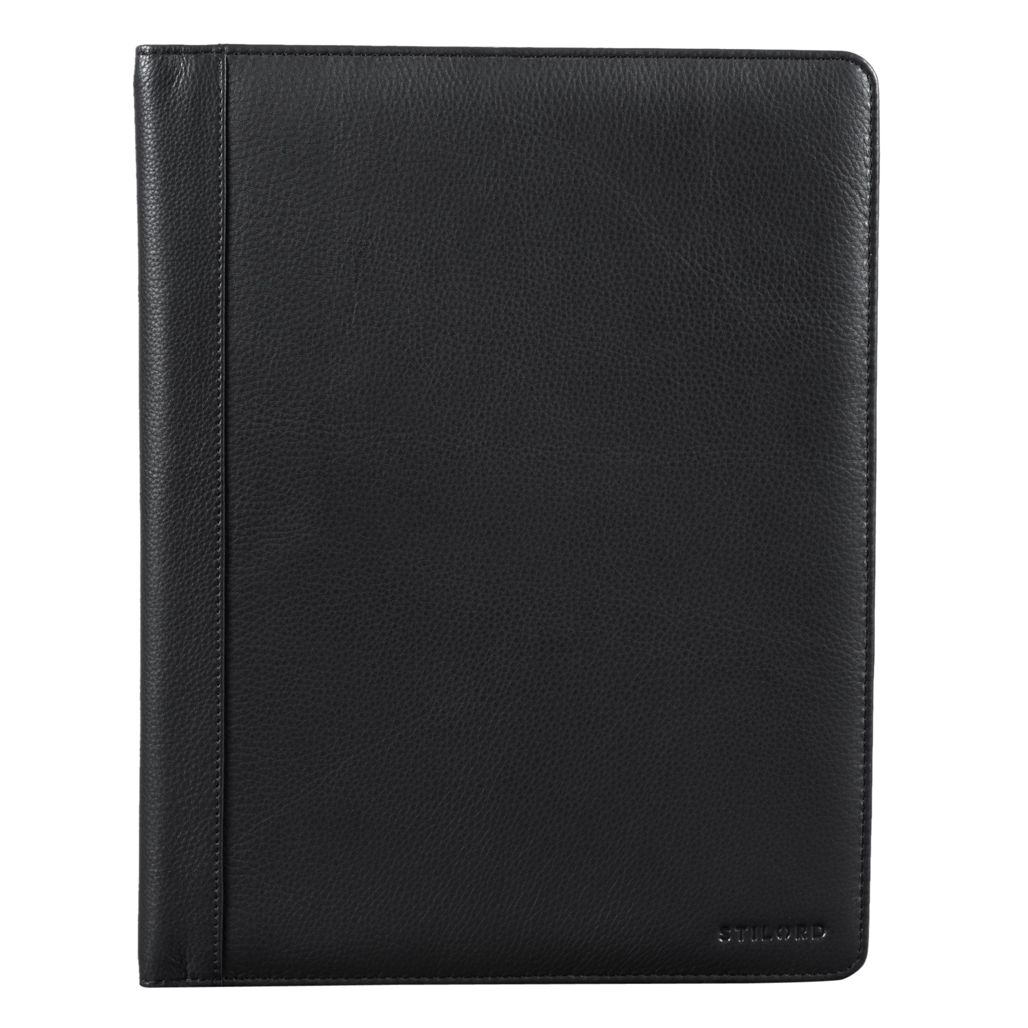 Schwarze Aktenmappe Echtleder