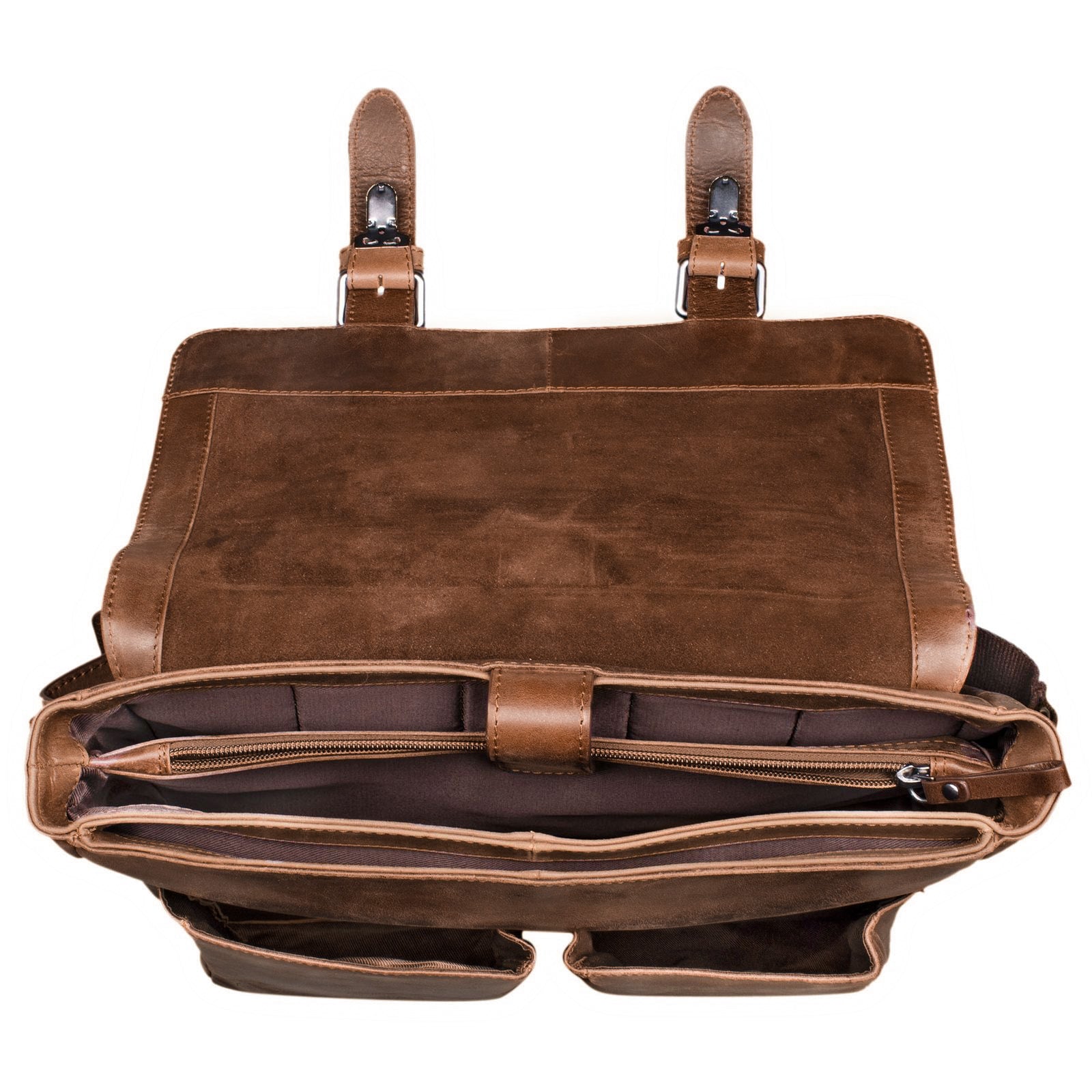 Ledertasche Aktentasche 13,3 Zoll Laptop-Fach