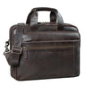 "Alberto" Bolso Bandolera de Piel Maletín Portátil 15,6'' para Hombre