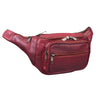 Bolso riñonera bandolera de piel estilo retro