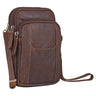 „Tertius“ Bolso Para Hombre Cuero Con Sistema 3-en-1 Bolsa Para Móvil