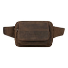 Gürteltasche herren vintage Leder Braun