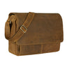 Segunda opción "Lonzo" Bolso de hombro de piel vintage