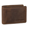 "Jay" Mini Cartera Hombre Cuero RFID Vintage Monedero Pequeño