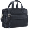 Schwarze Leder Bürotasche Herren
