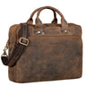 "Hector" Bolso Grande Hombre Cuero Vintage Maletín De Negocios