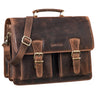"Jeffrey" Portadocumentos Maletin Cuero Vintage