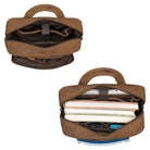Herren Business Rucksack Leder braun