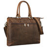 "Bailey" Bolsa De Cuero Para Laptop 15" Grande Para Trabajo Reunión