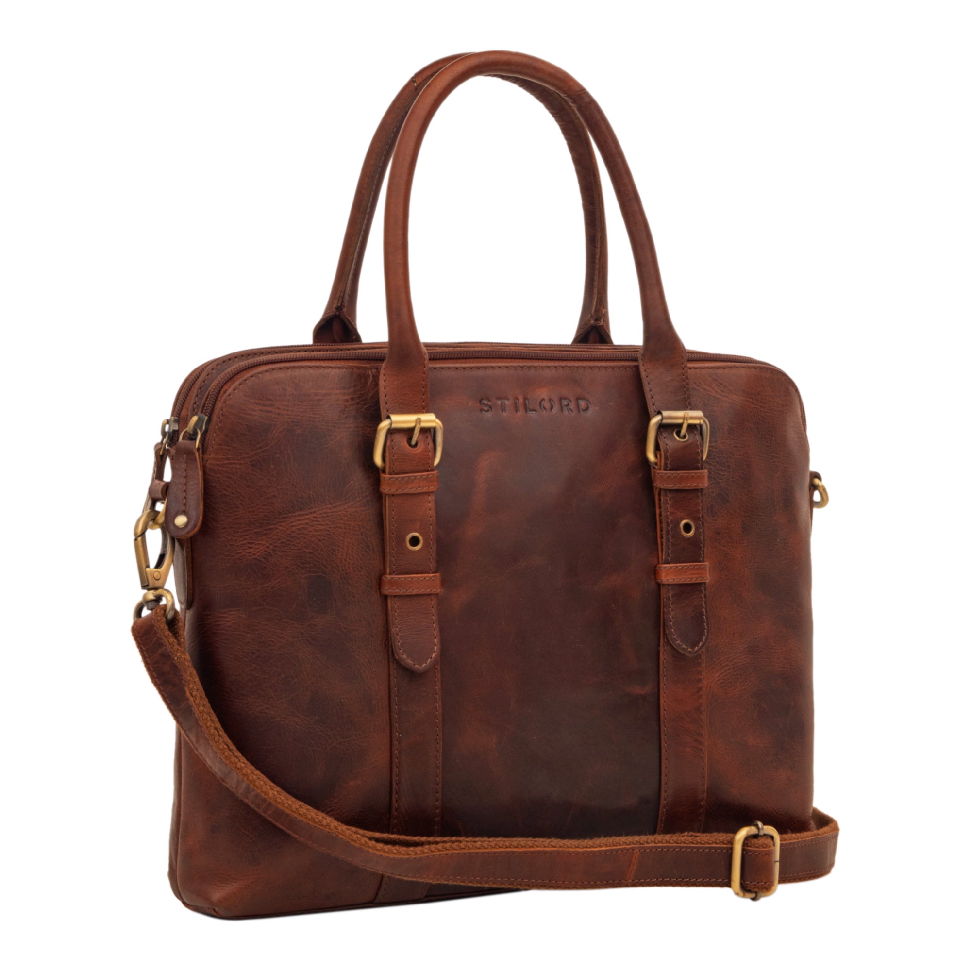 Leder Businesstasche Damen Vintage