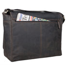Businesstasche dunkelbraunes Leder
