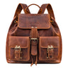 "Larissa" Mochila para mujer de genuina piel vintage