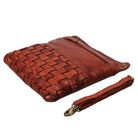 Leder Cross Body Bag Vintage klein