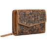 "Lark" Cartera Mujer Cuero Grande Vintage Con Protección RFID