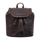 Brauner Leder Rucksack Damen