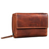 “Thea” Monedero Mujer De Cuero RFID Vintage Grande Cartera Mujer