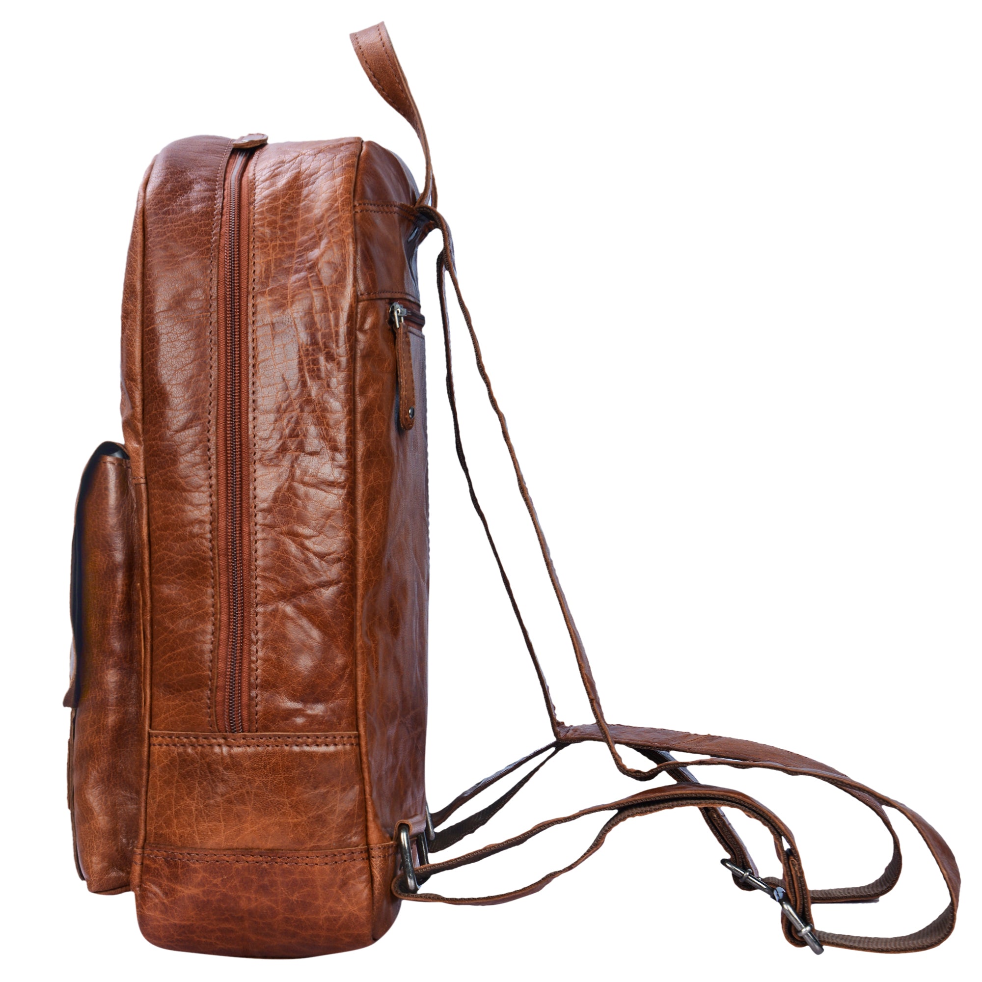 Leder Daypack Vintage braun