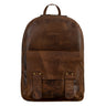 "Nalos" Mochila Marron Cuero