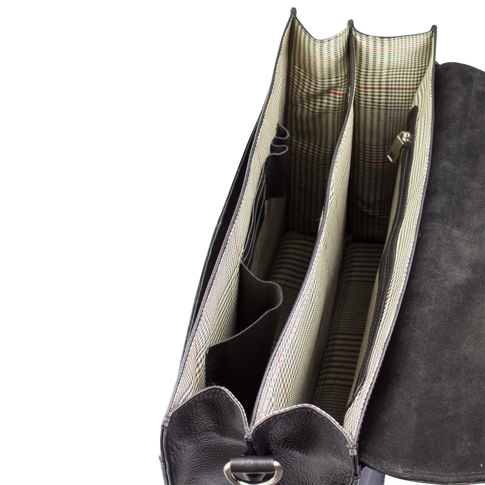 Ledertasche Schwarz