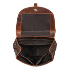 Damen Rucksack Leder braun