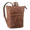 "Linda" Grande Mochila Cuero Mujer para Portátil 13 a 13,3 Pulgadas