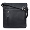 "Brady" Bolsa Messenger de Cuero Marrón Pequeña para Hombro