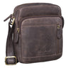 "Trae" Bolso De Cuero Hombre Bandolera Pequeña Vintage Messenger