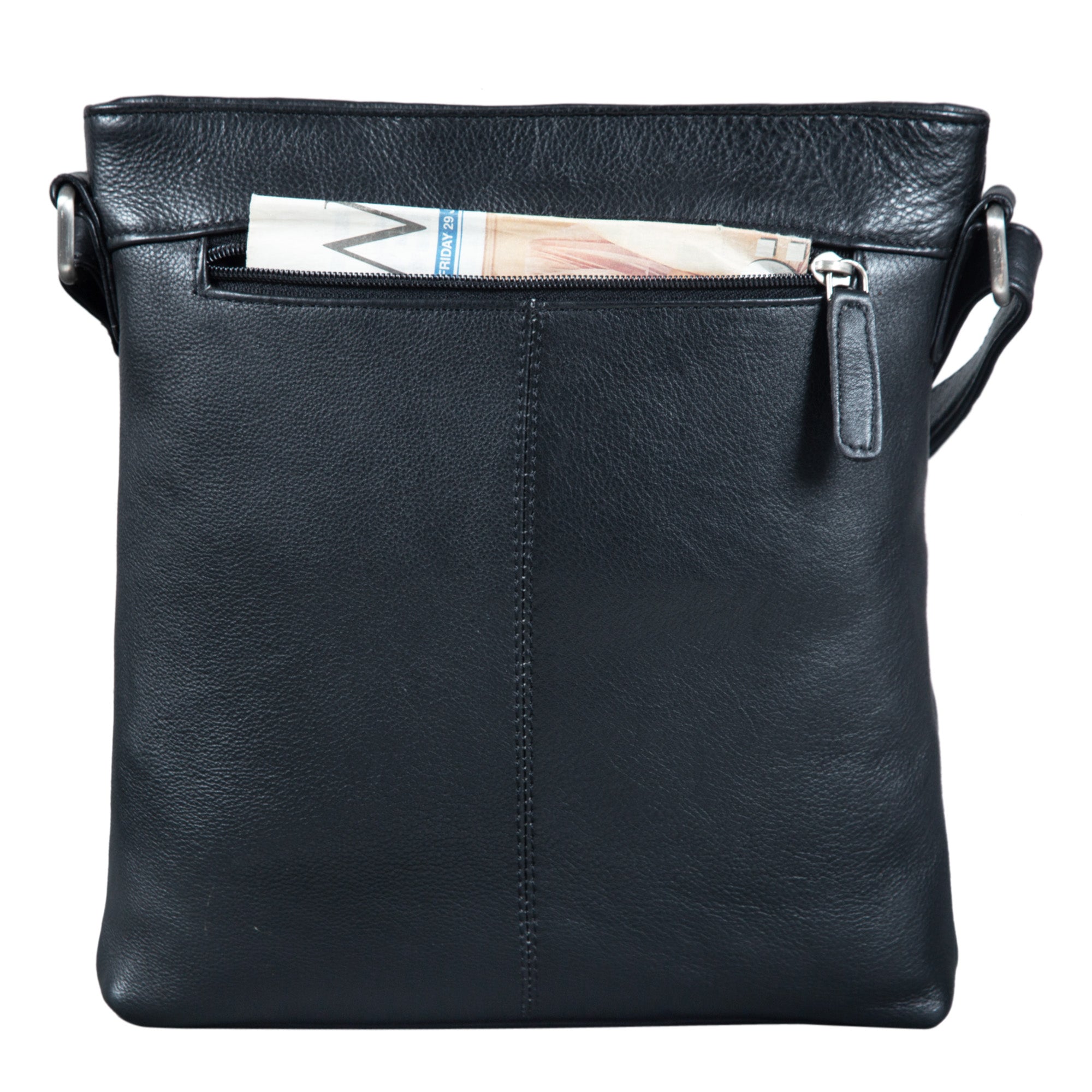 Ausgehtasche Leder schwarz