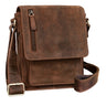 "Finn" Pequeña Bandolera De Cuero Hombre Vintage 8 4 Pulgada