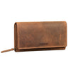 "Ellen" Cartera Mujer Cuero Con Protección RFID Y NFC Vintage