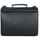 Leder Arbeitstasche schwarz