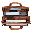 Große Leder Schultasche