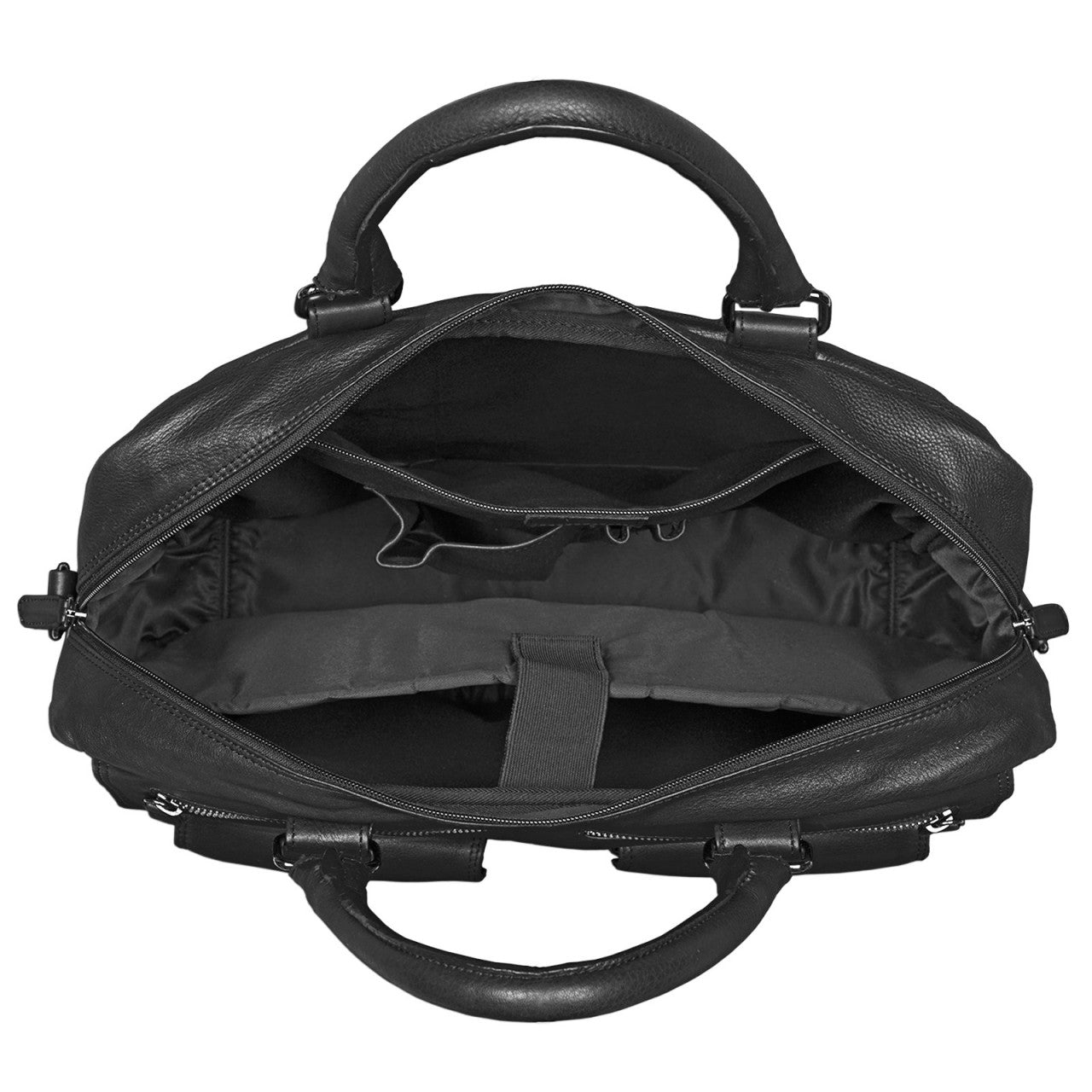 Elegante Businesstasche Leder schwarz