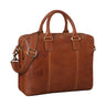 "Zacharias" Maletín Vintage De Cuero Business XL 15,6"