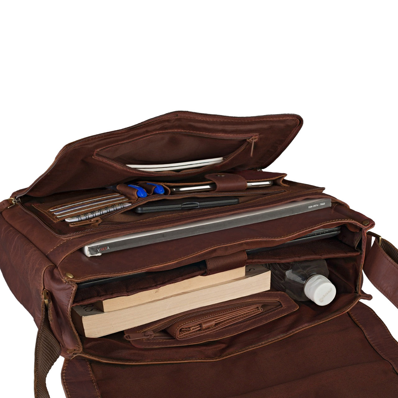 Schultertasche Herren Leder Groß