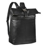 "Hudson" Mochila Vintage Rolltop Cuero con Compartimento Laptop 13,3"