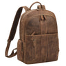 "Gregor" Mochila de Cuero para Mujer y Hombre Ordenador Portatil 13 - 13,3"