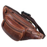"Eliah" Riñonera o bolsa de cuero vintage