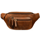 Große Gürteltasche Echtleder Braun-Cognac Herren und Damen
